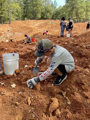 Crystal digging near Mount Ida Arkansas