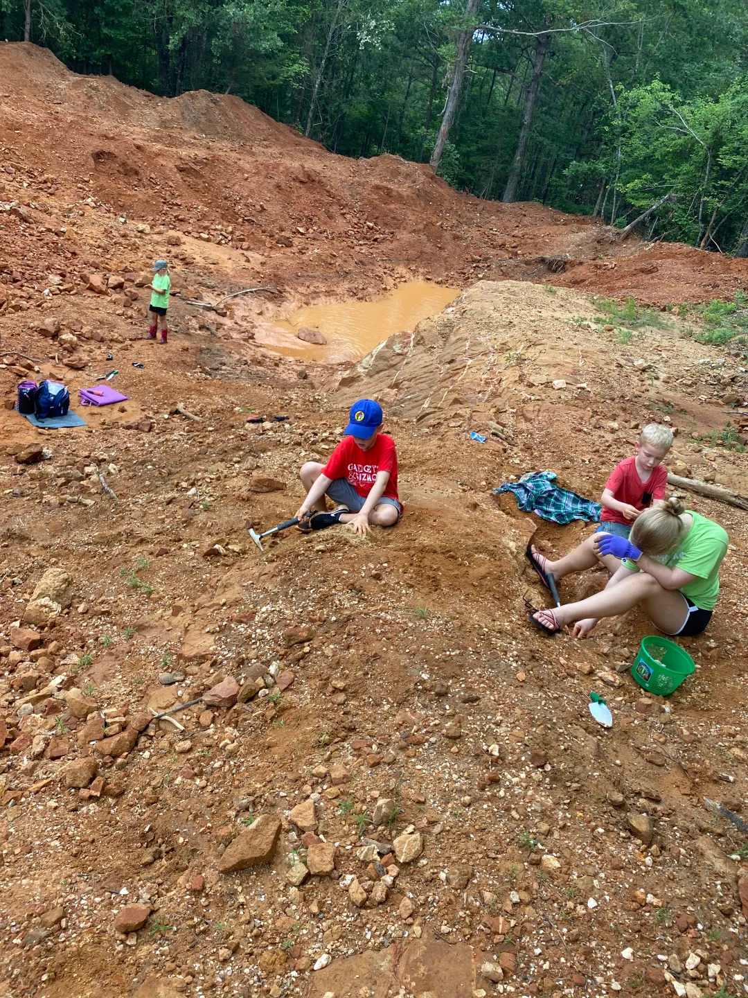 Family friendly crystal digging trip